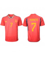 Espanja Alvaro Morata #7 Kotipaita MM-kisat 2022 Lyhythihainen